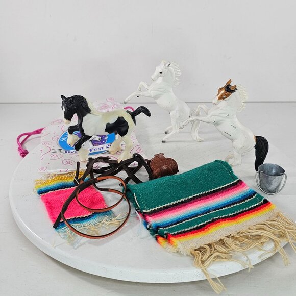 Breyer Stablemate Horse Body Lot & Accessories Bundle - Picture 1 of 12